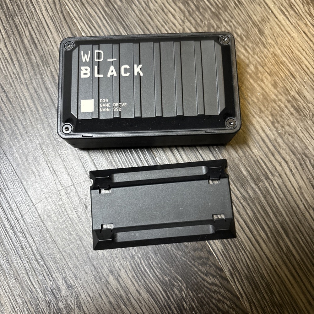 WD_BLACK D30 1TB Game Drive External NVMe SSD Black with Stand